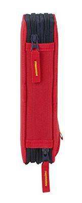 Dubbele etui RFEF M854 Rood 12.5 x 19.5 x 4 cm (28 Onderdelen)