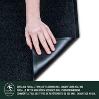 Studio M Classic PRO Vuilvangmat, binnen, 60 x 80 cm, antislip deurmat voor binnen, deurmat in vele maten, schoonloopmat, deurmat voor binnendeur, zwart - thumbnail