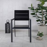 Nohr Tuinstoel 'Ethen' kleur Zwart - thumbnail