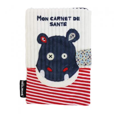 Les Deglingos boekomslag nijlpaard junior 25 cm pluche Les Deglingos boekomslag nijlpaard junior 25 cm pluche