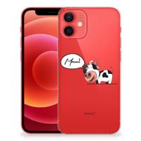 iPhone 12 Mini Telefoonhoesje met Naam Cow - thumbnail