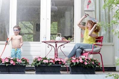 Elho barcelona plantenbak xl 80 cm antraciet Elho barcelona plantenbak xl 80 cm antraciet