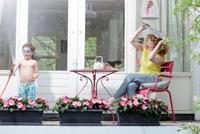 Elho barcelona plantenbak xl 80 cm antraciet - thumbnail