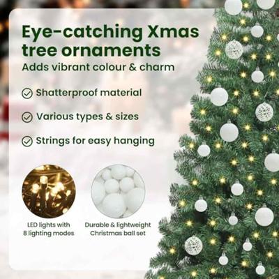 VidaXL Kerstboom met 150 led met standaard groen 120 cm pvc