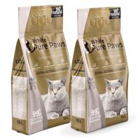 White pure paws kattenbakvulling bentoniet - Carbon - 20L - thumbnail