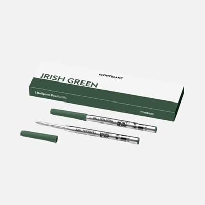 Navulling voor balpen Montblanc 128217 Groen (2 Stuks)