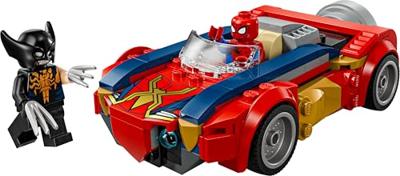 LEGO MARVEL 76336 Spider-Man-auto vs. Venomized Wolverine