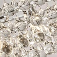 Searchlight Kristallen hanglampMichelle 131cm metaalgrijs - 9635-5CC - thumbnail