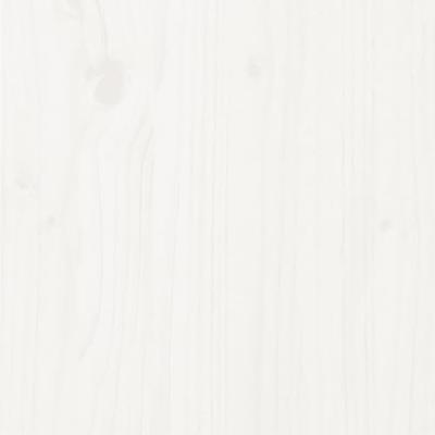 Bedframe massief hout wit 135x190 cm 4FT6 Double - thumbnail
