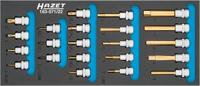 HAZET Dopsleutelbitset 163-571/22 - 3/8 inch (10 mm) vierkant hol - Binnen-TORX®-profiel, Binnenveeltandprofiel XZN, Binnen-zeskant-profiel - 22-delig - thumbnail