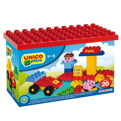 Unico Set met bouwplaat, 20dlg