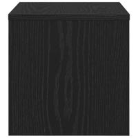 Nachtkastje 2 pcs Zwart eiken 40 x 30 x 30 cm Bewerkt hout - thumbnail