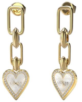 Dames oorbellen Guess JUBE03236JWYGRHT-U Roestvrij staal 2 cm