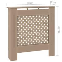 VidaXL Radiatorombouw 78 cm mdf - thumbnail