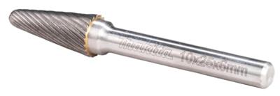 Makita B-52803 Freesstift Hardmetaal Ronde kegel Afmeting, Ø 10 mm Werklengte 25 mm Schachtdiameter 6 mm 1 stuks