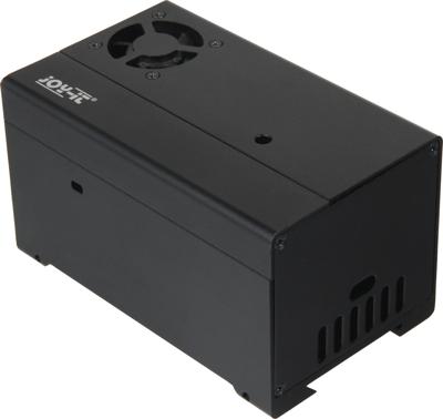 Joy-it Aluminium behuizing Geschikt voor serie: Raspberry Pi®, StromPi 3 Incl. batterijvak, Afneembare GPIO-afdekking, Incl. actieve koeler, Incl. passieve