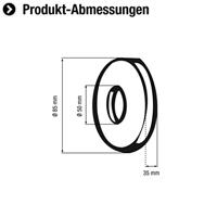 Cornat Rozet 50X85Mm Kunststof Sifon Gr - TEC353001R - thumbnail