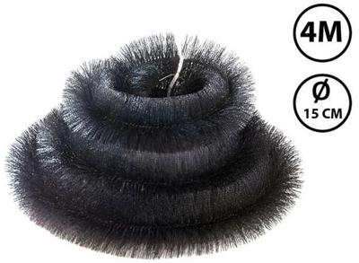 JONSKA Bird Blocker - 4 meter - ø15 cm - Vogelwering voor Zonnepanelen - Dakgoot-Egel / Dakgootborstel / Gootborstel / Gootdrain / Dakgootbescherming