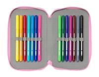 Dubbele etui Gabby's Dollhouse Party Roze 12.5 x 19.5 x 4 cm 28 Onderdelen - thumbnail