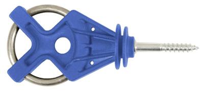 AKO poortgreepanker x blauw rvs 6st in blister