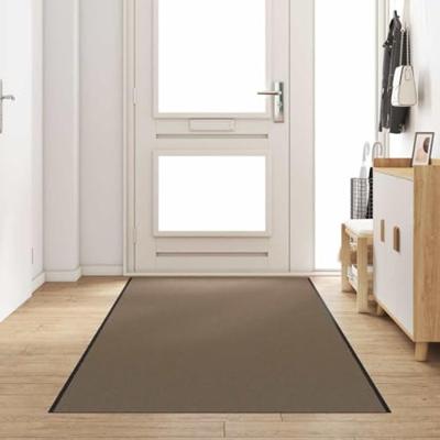 Deurmat Beige en zwart 120 x 350 cm Polypropyleen en vinyl