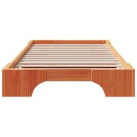 Bedframe Wasbruin 100 x 200 cm Massief grenenhout - thumbnail