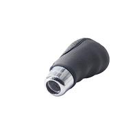 Simoni Racing Pookknop Brio - Zwart Leder SRPK01N - thumbnail