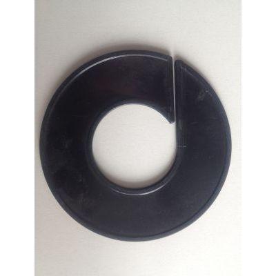 Maatring 9cm zwart onbedrukt blanko