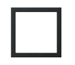 Overgangsafdekplaat mat zwart GIRA 264810