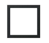 Overgangsafdekplaat mat zwart GIRA 264810 - thumbnail