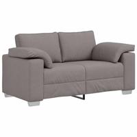 Bankstel 2 pcs Taupe 219 x 77 x 82 cm Stof - thumbnail