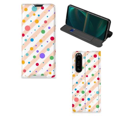 Sony Xperia 5 III | Hoesje met Magneet | Dots Sony Xperia 5 III | Hoesje met Magneet | Dots