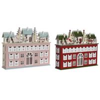 Adventkalender DKD Home Decor Hout 37,5 x 8,5 x 31 cm (2 Stuks) - thumbnail