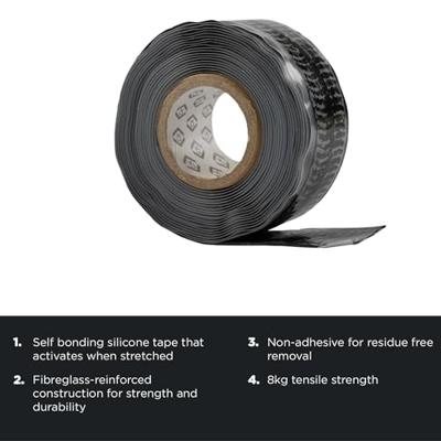 C.K T8005 Bevestigingsband 0,5 mm x 25 mm x 3 m.