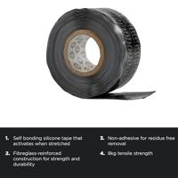 C.K T8005 Bevestigingsband 0,5 mm x 25 mm x 3 m. - thumbnail