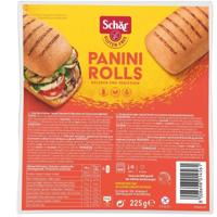Schar Panini rolls 75 gram glutenvrij 3 Stuks - thumbnail