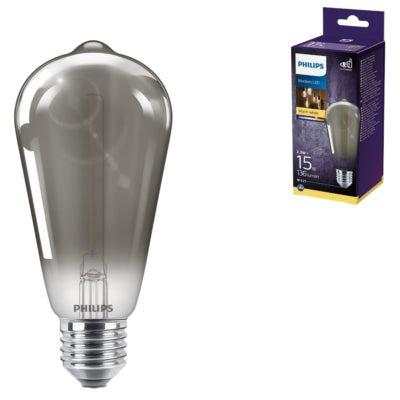 Philips led lamp smokey e27 15w | 12 stuks