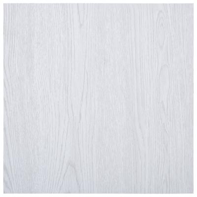 VidaXL Vloerplanken zelfklevend 5,11 m² pvc wit