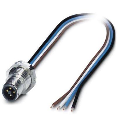Phoenix Contact 1424136 Sensor/actuator inbouwconnector M12 Aantal polen (sensoren): 4 Stekker, inbouw 0.50 m 1 stuk(s)
