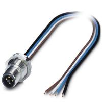 Phoenix Contact 1424136 Sensor/actuator inbouwconnector M12 Aantal polen (sensoren): 4 Stekker, inbouw 0.50 m 1 stuk(s) - thumbnail