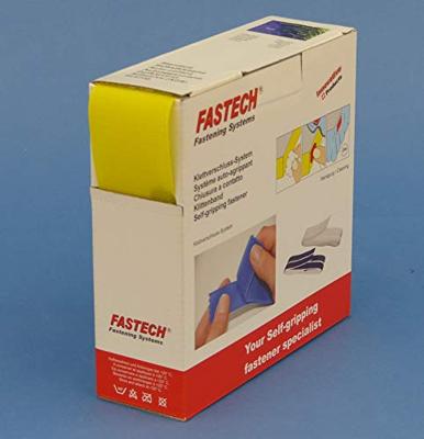 FASTECH® B50-STD-H-020810 Klittenband Om op te naaien Haakdeel (l x b) 10 m x 50 mm Geel 10 m