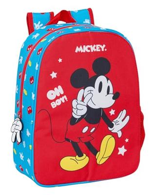 Schoolrugzak Mickey Mouse Clubhouse Fantastic Blauw Rood 26 x 34 x 11 cm