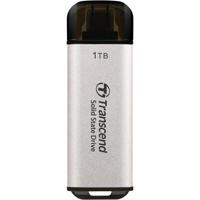 Transcend ts1tesd300s esd300s external ssd, 1 tb, usb type-c, 10 gbps, 1050/ 950 mb/s, silver - thumbnail