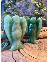 Groene Aventurijn Engel Standbeeld - thumbnail