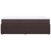 Boxspring met matras stof donkerbruin 90x200 cm - thumbnail