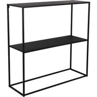 Zwarte Metalen Bijzettafel - Consoletafel - Trion Collectie - thumbnail