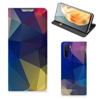 OPPO Reno3 | A91 Stand Case Polygon Dark - thumbnail