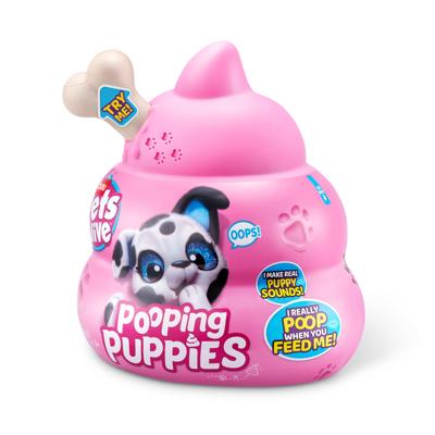 Zuru Pets Alive Pooping Puppies Knuffel Puppy + Geluid Assorti