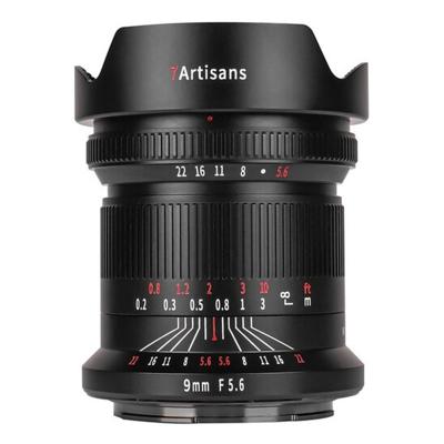 7artisans 9mm F/5.6 (Nikon Z-mount), zwart