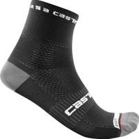 Castelli Rosso corsa 9 fietssokken zwart heren S-M - thumbnail
